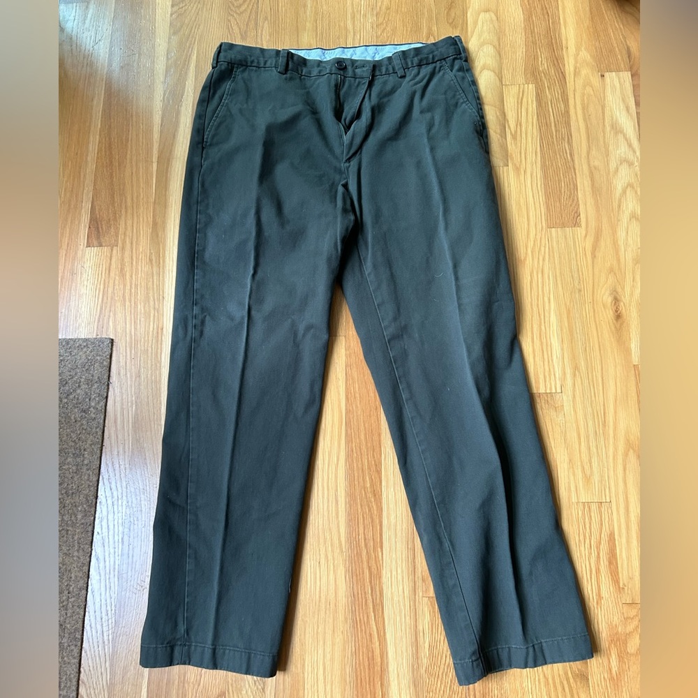 Brooks brothers 346 dark green trousers W38/L32